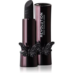 Makeup Revolution SFX Twisted Fantasy třpytivá rtěnka odstín Midnight Black 3,5 g