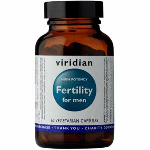 Viridian Nutrition Fertility for Men podpora plodnosti pro muže 60 ks