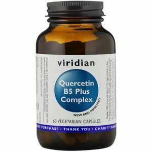 Viridian Nutrition Quercetin B5 Plus Complex podpora imunity 60 ks