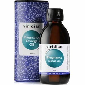 Viridian Nutrition Pregnancy Omega Oil podpora správného fungování organismu pro těhotné ženy 200 ml