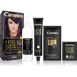 Delia Cosmetics Cameleo Omega permanentní barva na vlasy odstín 6.26 Aubergine