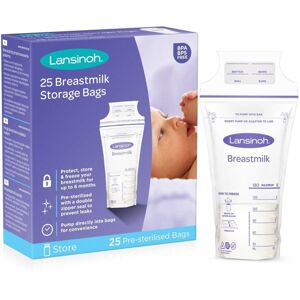 Lansinoh Breastfeeding Breastmilk Storage Bags sáček na uchování mateřského mléka 25 ks