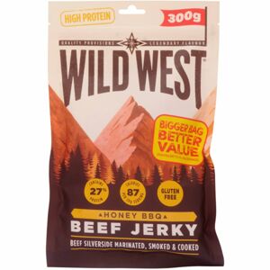 Wild West Beef Jerky Honey BBQ sušené maso hovězí 300 g