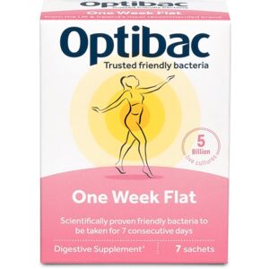 Optibac One Week Flat probiotika při nadýmání a PMS 7 ks