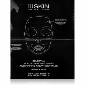 111SKIN Celestial Black Diamond liftingová plátýnková maska 30 ml