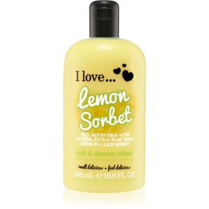 I love... Lemon Sorbet sprchový a koupelový krém 500 ml