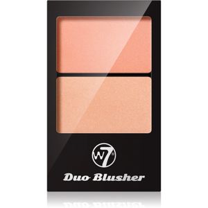 W7 Cosmetics Duo Blusher tvářenka se štětečkem odstín 01 7 g