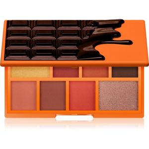 I Heart Revolution Mini Chocolate paleta očních stínů odstín Choc Orange 2 x 1,5 g + 6 x 11,2 g