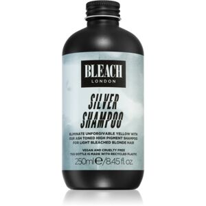 Bleach London Silver šampon pro zesvětlené a blond vlasy 250 ml