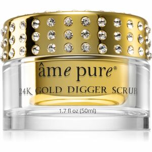 âme pure 24K Gold Digger Scrub čisticí peeling s 24karátovým zlatem 50 ml