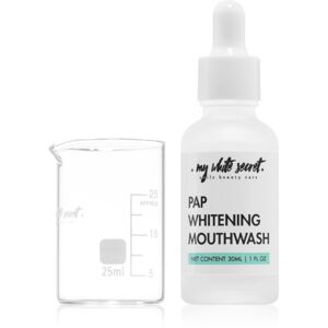 My White Secret PAP Whitening Mouthwash koncentrovaná ústní voda s bělicím účinkem 30 ml