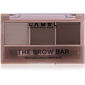 LAMEL BASIC The Brow Bar paleta pro líčení obočí s kartáčkem #402 4,5 g