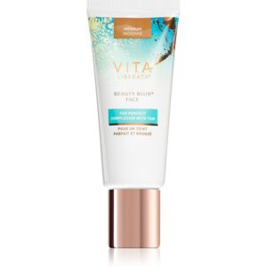 Vita Liberata Beauty Blur Face tónovaný samoopalovací krém pro rozjasnění a hydrataci odstín Medium 30 ml