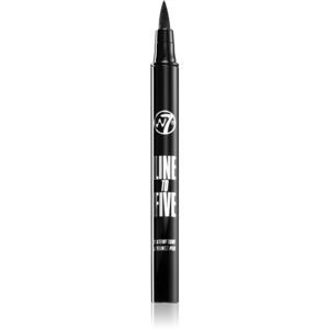 W7 Cosmetics Line To Five oční linky v peru voděodolné odstín Black 1.2 ml