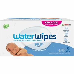 Water Wipes Baby Wipes dětské jemné vlhčené ubrousky 9x60 ks