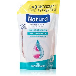 PAPOUTSANIS Natura Hyaluronic Acid hydratační šampon náhradní náplň 750 ml