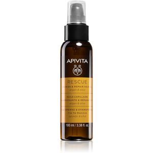 Apivita Holistic Hair Care Argan Oil & Olive hydratační a vyživující olej na vlasy s arganovým olejem 100 ml