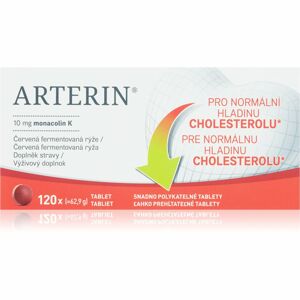 Arterin Arterin 10mg doplněk stravy pro podporu udržení normální hladiny cholesterolu 120 ks