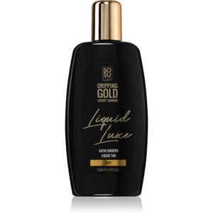 Dripping Gold Luxury Tanning Liquid Luxe samoopalovací voda na tělo Dark 150 ml