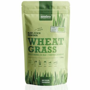 Purasana Wheat Grass Raw Juice Powder přírodní antioxidant 200 g