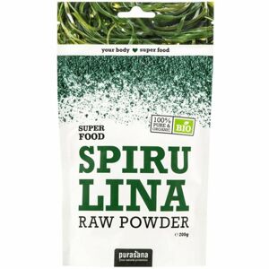 Purasana Spirulina Powder BIO přírodní antioxidant v BIO kvalitě 200 g