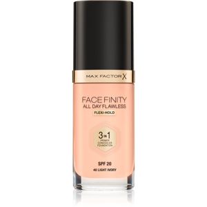 Max Factor Facefinity All Day Flawless dlouhotrvající make-up SPF 20 odstín 40 Light Ivory 30 ml
