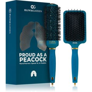 Olivia Garden NanoThermic Peacock Set dárková sada (pro tepelnou úpravu vlasů)