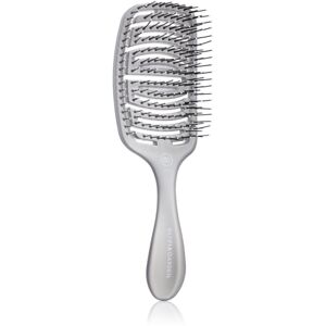 Olivia Garden ESSENTIAL CARE FLEX Medium Hair Bristles kartáč na vlasy Ice Grey 1 ks