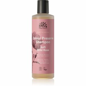 Urtekram Soft Wild Rose jemný šampon pro barvené vlasy 250 ml
