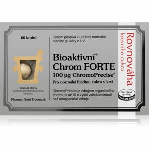 Pharma Nord Bioaktivní chrom Forte doplněk stravy pro udržení normální hladiny cukru v krvi 60 ks