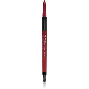 Gosh The Ultimate Lip Liner voděodolná tužka na rty s ořezávátkem odstín 004 The Red 0.35 g