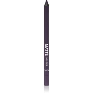 Gosh Matte tužka na oči s matným efektem odstín 010 Black Violet 1.2 g