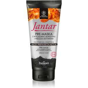 Farmona Jantar maska na vlasy s aktivním uhlím pro mastné vlasy 200 g
