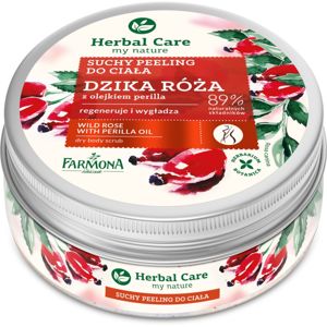 Farmona Herbal Care Wild Rose vyhlazující tělový peeling s regeneračním účinkem 220 g