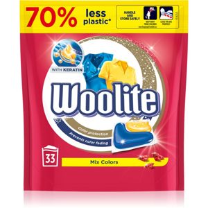 Woolite Mix Colors kapsle na praní s keratinem 33 ks