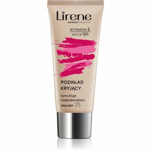 Lirene Vitamin E krycí fluidní make-up odstín 25 Tanned 30 ml