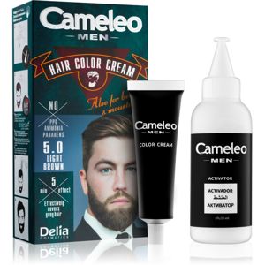 Delia Cosmetics Cameleo Men barva na vlasy odstín 5.0 Light Brown 30 ml