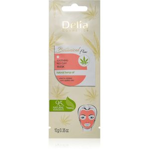 Delia Cosmetics Botanical Flow Hemp Oil zklidňující pleťová maska pro citlivou a podrážděnou pleť 10 g