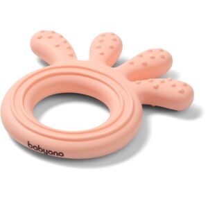 BabyOno Be Active Silicone Teether Octopus kousátko Pink 1 ks