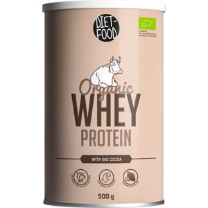 Diet-Food Whey Protein Organic syrovátkový protein v BIO kvalitě příchuť Cocoa 500 g