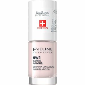 Eveline Cosmetics Nail Therapy Care & Colour kondicionér na nehty 6 v 1 odstín French 5 ml