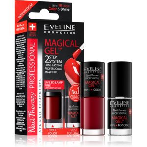 Eveline Cosmetics Nail Therapy Professional gelový lak na nehty bez užití UV/LED lampy odstín 04 2 x 5 ml