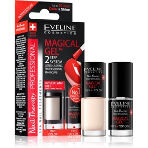 Eveline Cosmetics Nail Therapy Professional gelový lak na nehty bez užití UV/LED lampy odstín 08 2x5 ml