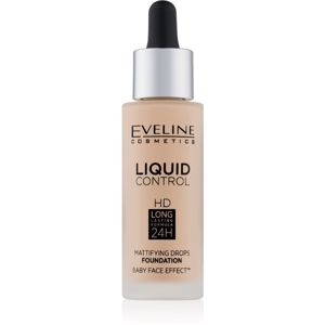 Eveline Cosmetics Liquid Control tekutý make-up s pipetou odstín 040 Warm Beige 32 ml