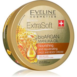 Eveline Cosmetics Extra Soft hydratační krém na tělo a obličej s arganovým olejem 175 ml