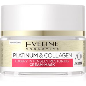 Eveline Cosmetics Platinum & Collagen obnovující krém-maska 70+ 50 ml