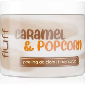 Fluff Caramel & Popcorn tělový peeling 160 ml
