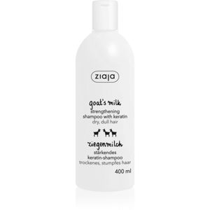 Ziaja Goat's Milk posilující šampon pro suché a poškozené vlasy 400 ml