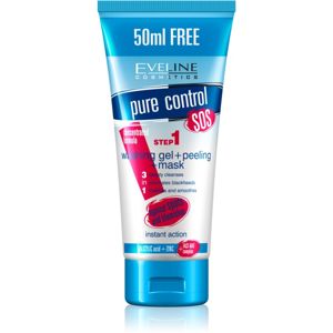 Eveline Cosmetics Pure Control čisticí gel 3 v 1 200 ml