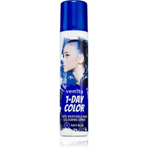 Venita 1-Day Color barevný sprej na vlasy odstín No. 5 - Navy Blue 50 ml